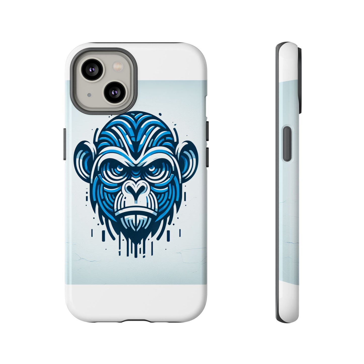 vibrant 3d gorilla design protective phone case for unique style and stylish protection compatible with iphone 13, 14, 15 & 16 – all models including pro, pro max & plus