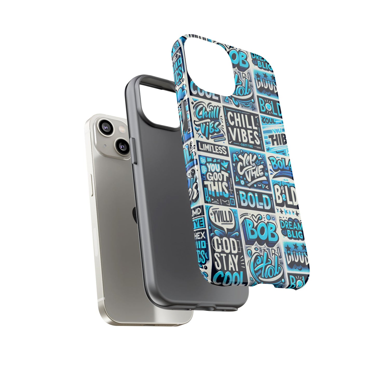 vibrant 3d graphic phone case for bold style and reliable protection compatible with iphone 13, 14, 15 & 16 – all models including pro, pro max & plus