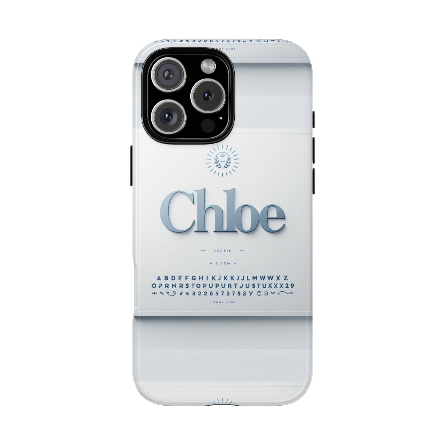 chloe blue phone case with 3d wrap design for iphone and android - shockproof protective cover with vivid anime and comic inspired artwork for style and safety