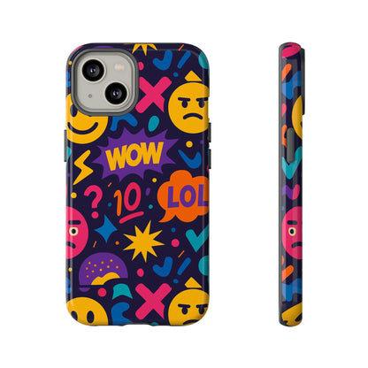 Vibrant 3D Emoji Phone Case with Fun Multicolour Design for Stylish Protection Compatible with iPhone 13, 14, 15 & 16 – All Models Including Pro, Pro Max & Plus
