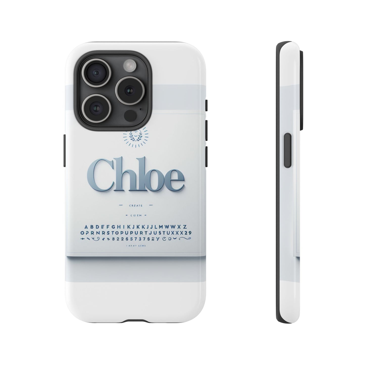 vibrant 3d protective phone case with playful blue alphabet design stylish accessory for self-expression compatible with iphone 13, 14, 15 & 16 – all models including pro, pro max & plus