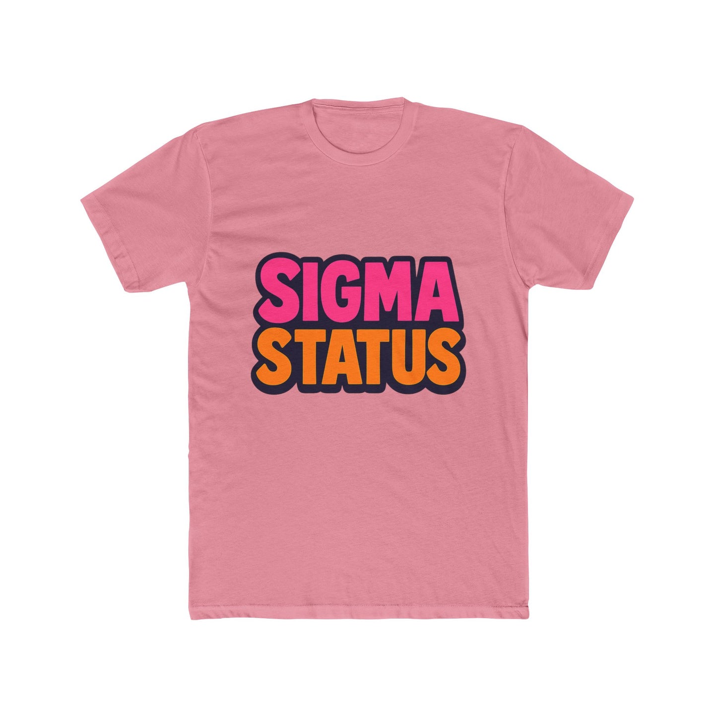 sigma status unisex t-shirt - multicolor meme graphic tee for casual wear, funny gift idea for meme lovers