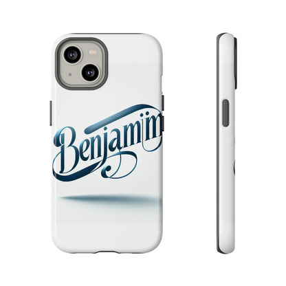Vibrant 3D Typography Protective Phone Case in Blue – Stylish Protection for Smartphones Compatible with iPhone 13, 14, 15 & 16 – All Models Including Pro, Pro Max & Plus