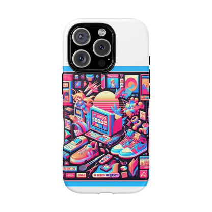 W Skibidi Frequency 3D Wrap Protective Phone Case for Anime Lovers, Durable TPU Silicone, Shock Absorbing, UV Protected, Glossy or Matte Finish, Unique Gift Idea