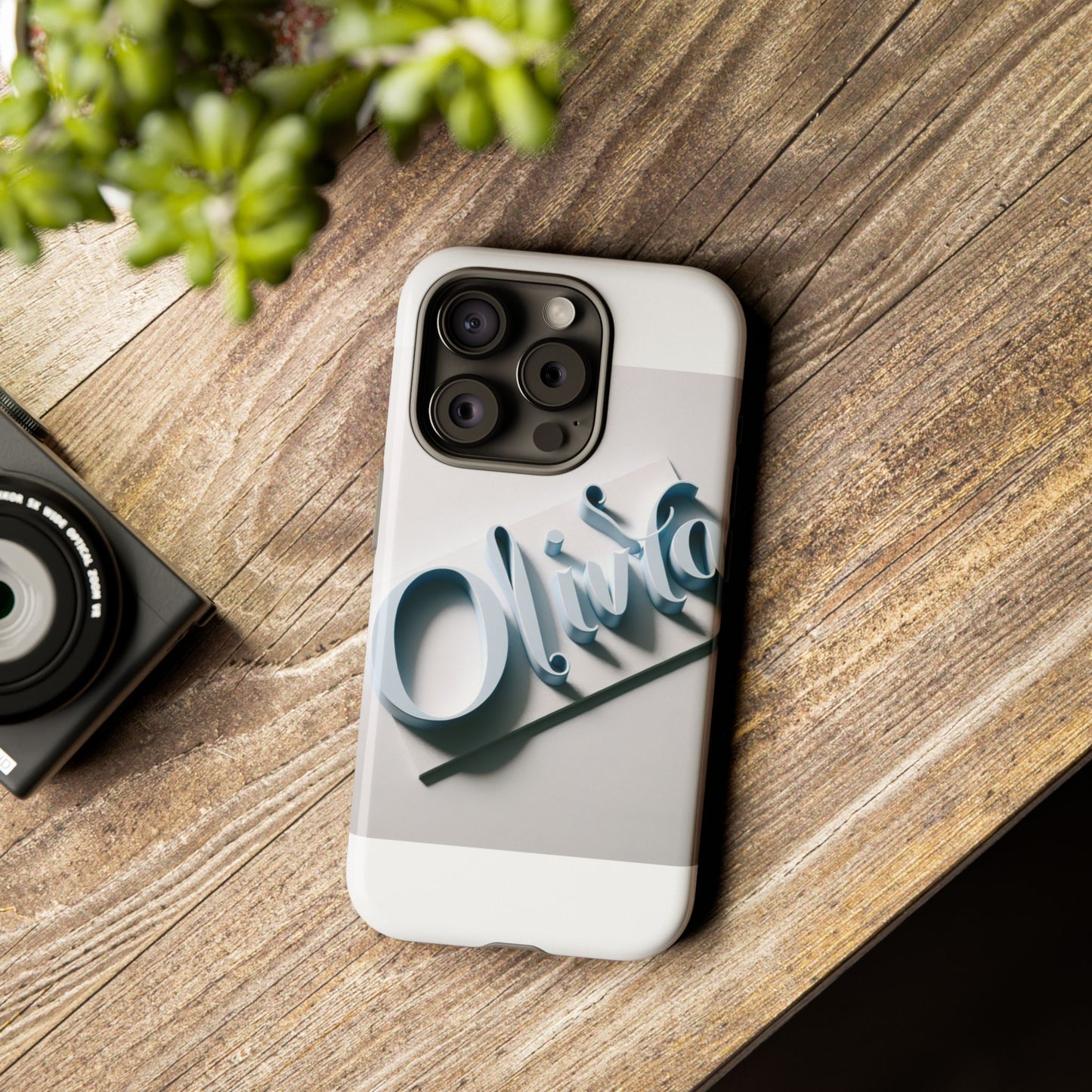 vibrant 3d blue name phone case for stylish protection – unique accessory for self-expression compatible with iphone 13, 14, 15 & 16 – all models including pro, pro max & plus