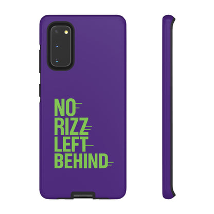 Tough Phone Case - No Rizz Left Behind - Durable, Stylish Protection for Active Lifestyles - Impact-Resistant, Dual Layer, Shock-Absorbing TPU - Perfect Gift for Tech Lovers