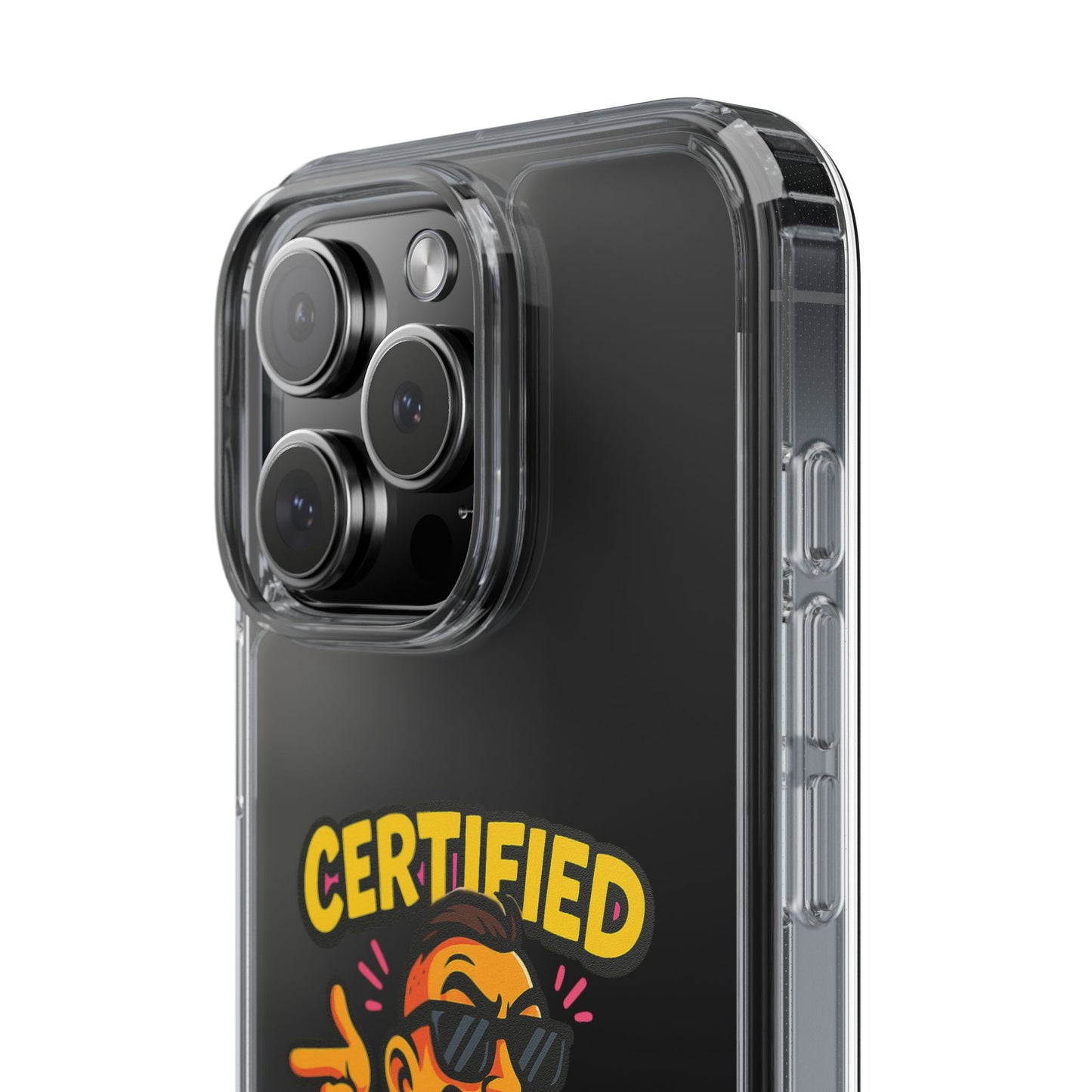 certified skibidi rizz clear phone case - fun & trendy accessory for gen z smartphones