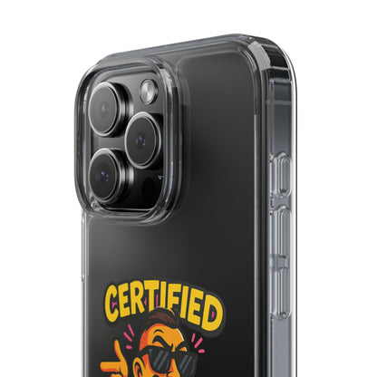 Certified Skibidi Rizz Clear Phone Case - Fun & Trendy Accessory for Gen Z Smartphones