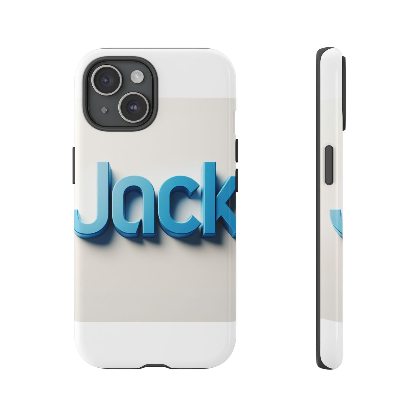 vibrant blue 3d text phone case for stylish protection, unique retro design for men and women, compatible with iphone 13, 14, 15 & 16 – all models including pro, pro max & plus