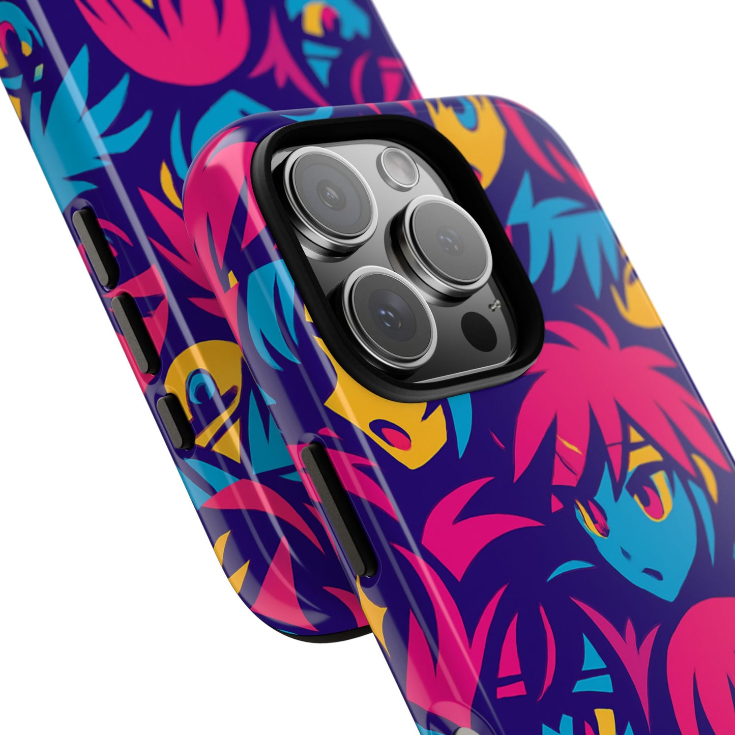 vibrant 3d anime phone case with retro design for stylish protection – unique accessory for self-expression compatible with iphone 13, 14, 15 & 16 – all models including pro, pro max & plus