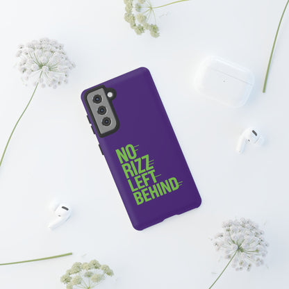 Tough Phone Case - No Rizz Left Behind - Durable, Stylish Protection for Active Lifestyles - Impact-Resistant, Dual Layer, Shock-Absorbing TPU - Perfect Gift for Tech Lovers