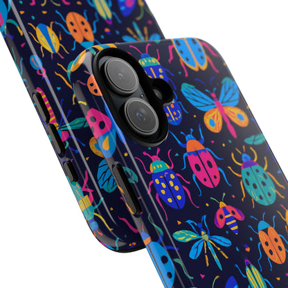 Vibrant 3D Insect Design Phone Case for Stylish Protection and Unique Aesthetic Compatible with iPhone 13, 14, 15 & 16 – all models including Pro, Pro Max & Plus