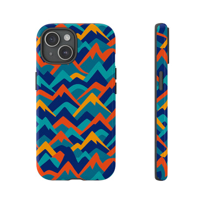 Vibrant 3D Mountain Design Protective Phone Case – Stylish and Durable Cover Compatible with iPhone 13, 14, 15 & 16 – All Models Including Pro, Pro Max & Plus