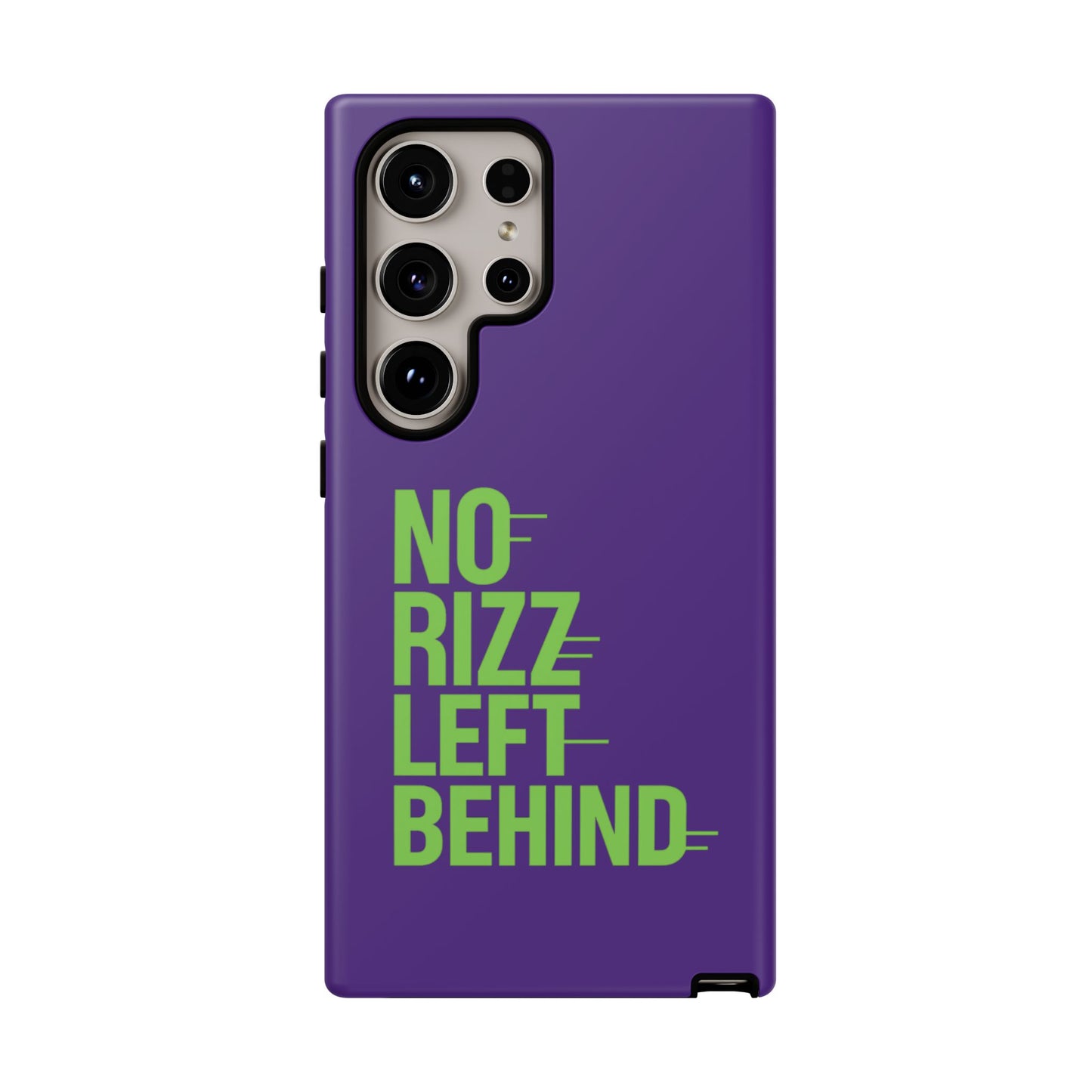 tough phone case - no rizz left behind - durable, stylish protection for active lifestyles - impact-resistant, dual layer, shock-absorbing tpu - perfect gift for tech lovers