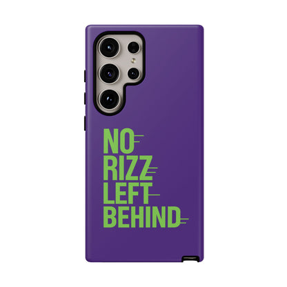 Tough Phone Case - No Rizz Left Behind - Durable, Stylish Protection for Active Lifestyles - Impact-Resistant, Dual Layer, Shock-Absorbing TPU - Perfect Gift for Tech Lovers