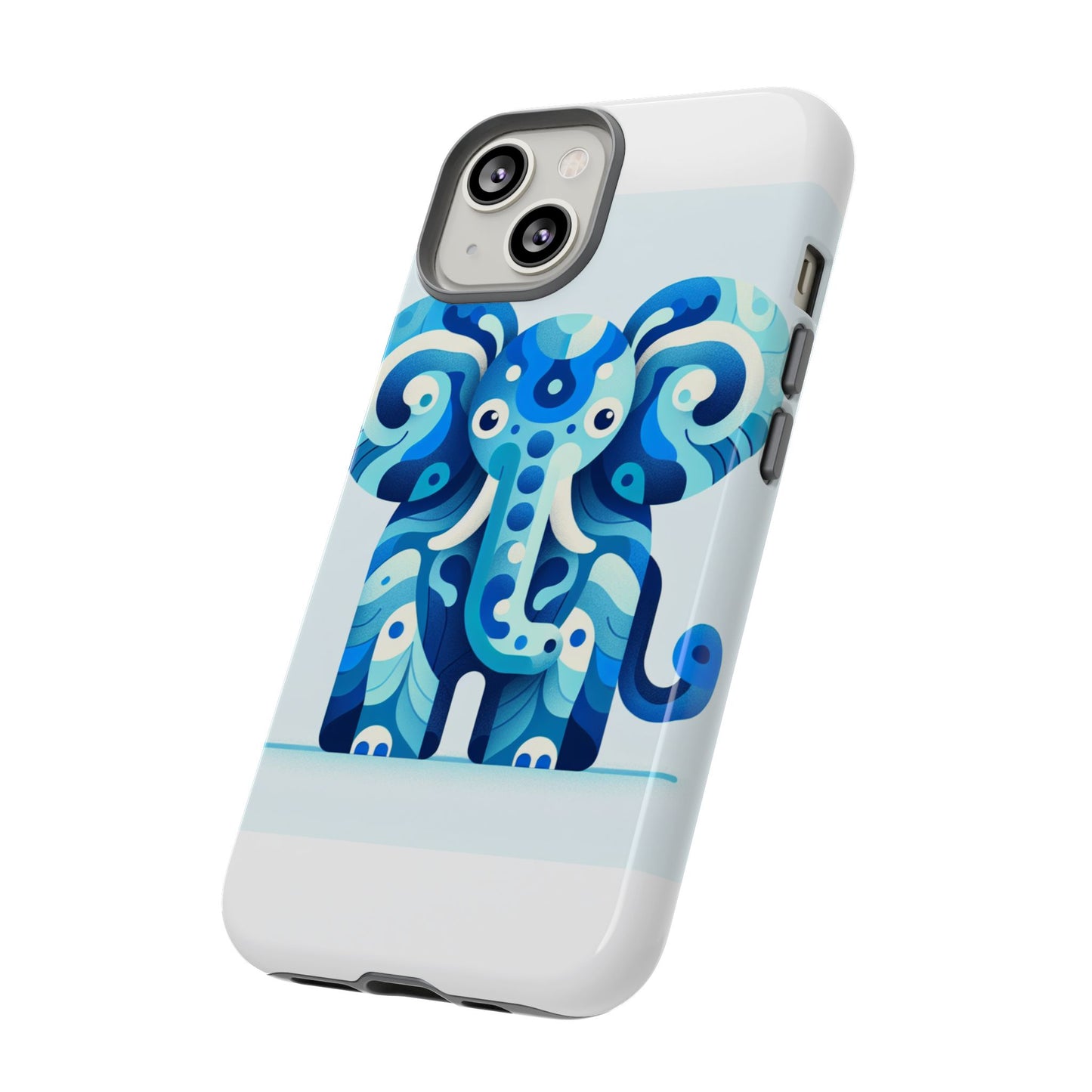 vibrant 3d protective phone case with artistic elephant design for unique expression compatible with iphone 13, 14, 15 & 16 – all models including pro, pro max & plus