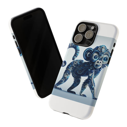 Vibrant 3D Wrap Protective Phone Case with Unique Monkey Design – Stylish Accessory for Men and Women Compatible with iPhone 13, 14, 15 & 16 – all models including Pro, Pro Max & Plus