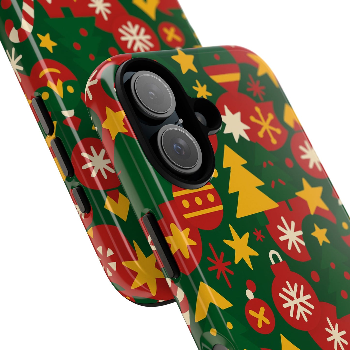 vibrant christmas phone case with festive 3d wrap design – colourful holiday protective cover compatible with iphone 13, 14, 15 & 16 – all models including pro, pro max & plus