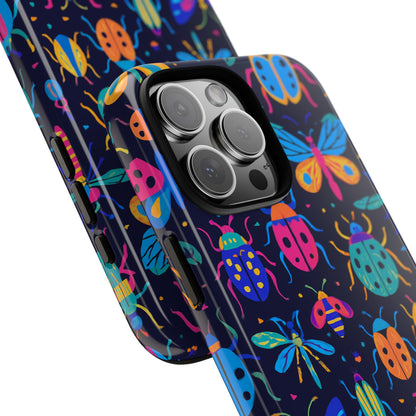 Vibrant 3D Insect Design Phone Case for Stylish Protection and Unique Aesthetic Compatible with iPhone 13, 14, 15 & 16 – all models including Pro, Pro Max & Plus