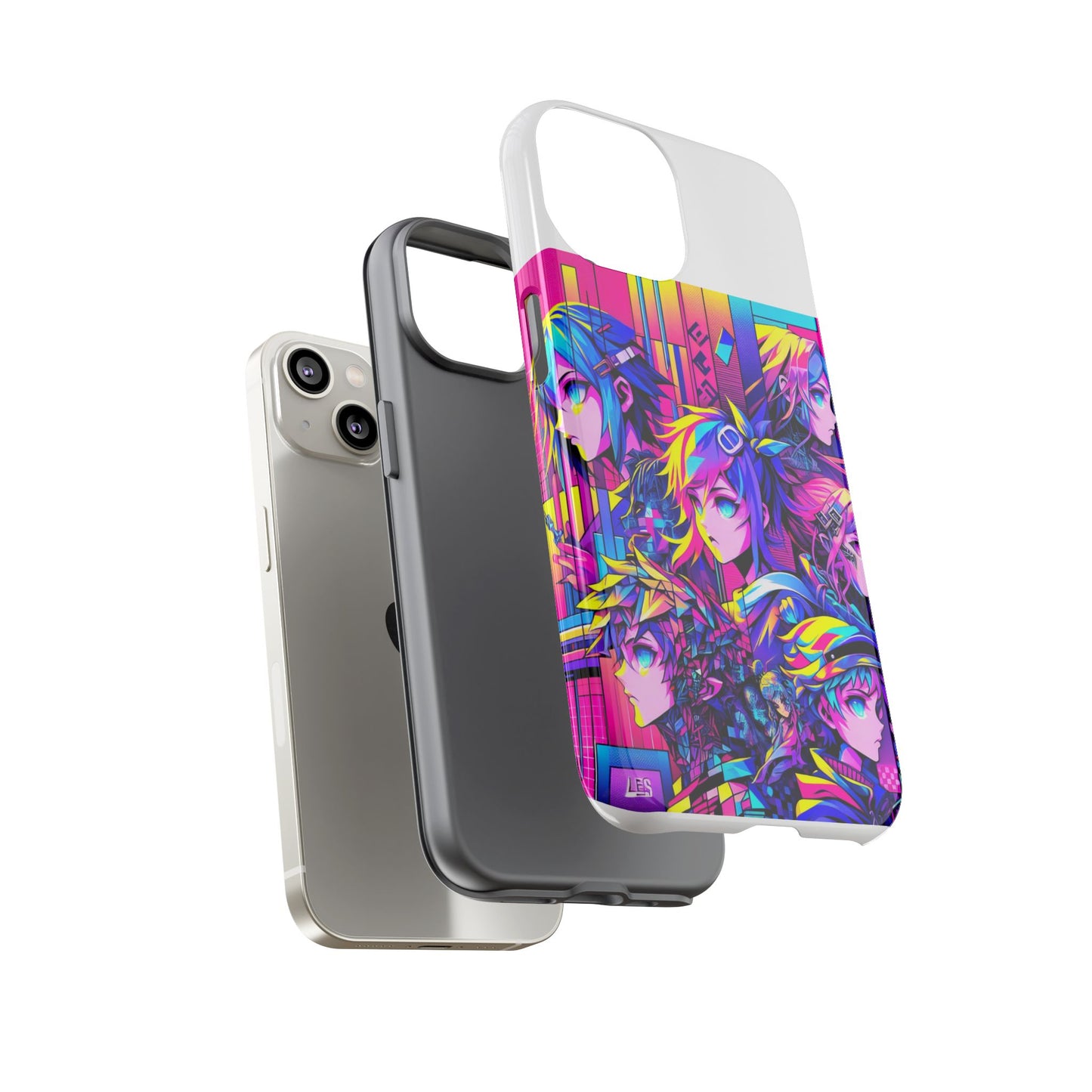 cap-free culture protective phone case with 3d wrap design, durable silicone liner, uv resistant, ideal gift for anime and comic fans