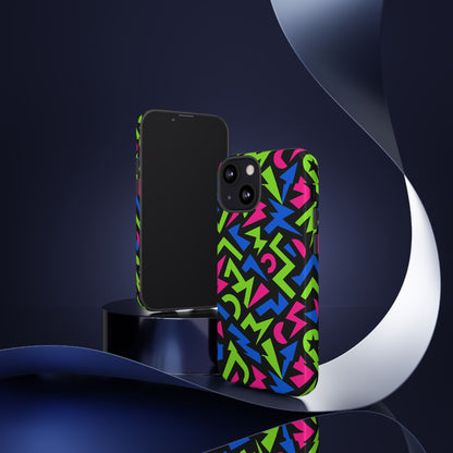 Y2K Multicolour 4 Protective Phone Case with 3D Design – Stylish Protection for Unisex Smartphones Compatible with iPhone 13, 14, 15 & 16 – All Models Including Pro, Pro Max & Plus