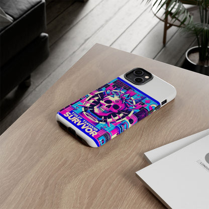 Toilet Takeover Survivor 3D Wrap Protective Phone Case for Anime and Comic Fans, Shock Absorbing TPU Silicone, UV Protected, Stylish Design, Gift for Birthdays and Holidays
