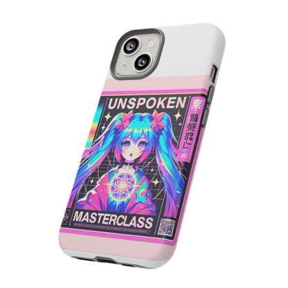 Unspoken Riz Masterclass Protective Phone Case, 3D Wrap Design, Durable Shock Absorption, UV Protected, Ideal Gift for Anime and Comic Fans, Glossy or Matte Finish