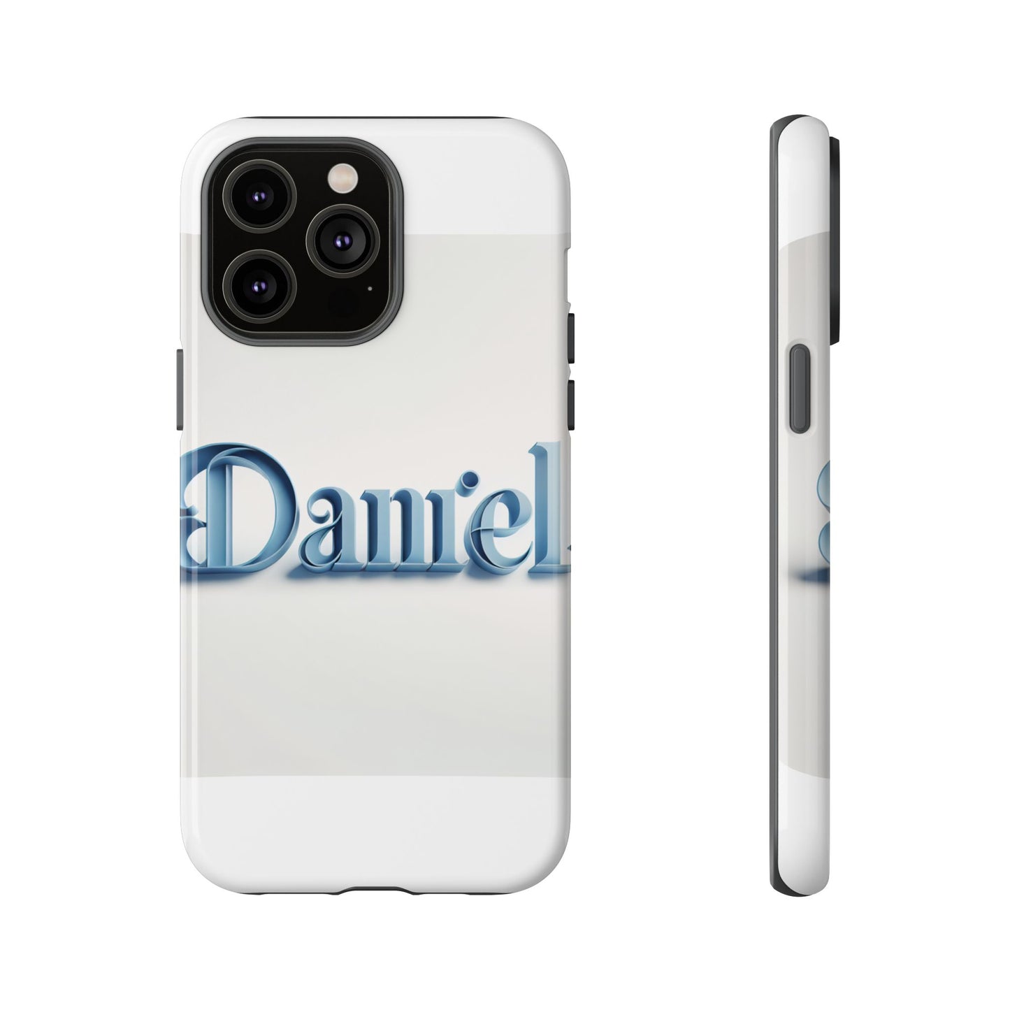 vibrant 3d wrap protective phone case in blue lettering stylish design for unique accessory lovers compatible with iphone 13, 14, 15 & 16 – all models including pro, pro max & plus