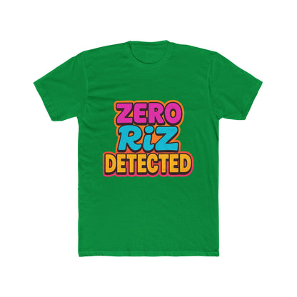 Zero Riz Detected Meme Unisex T-Shirt - Multicolor Graphic Tee, Funny Internet Slang T-Shirt, Trendy Casual Wear