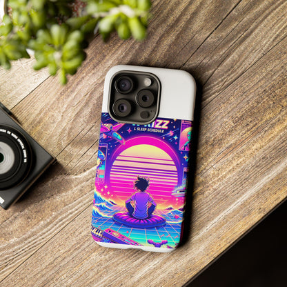 W Rizz L Sleep Schedule Protective Phone Case for Anime Lovers