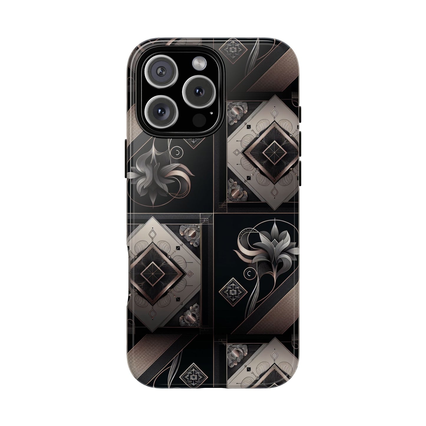 blackpattern image 4 vibrant 3d phone case for android and iphone with bold anime-inspired art, shockproof finish, compatible with iphone 13-16 pro max