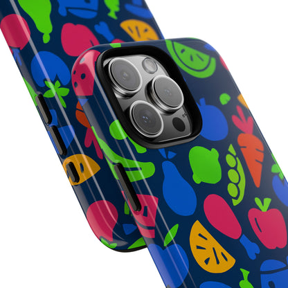Vibrant 3D Fruit Pattern Protective Phone Case with Glossy Finish for Stylish Protection, Compatible with iPhone 13, 14, 15 & 16 – all models including Pro, Pro Max & Plus