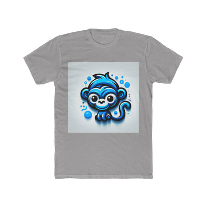 Stylish Unisex T-Shirt - Blue Animal Print, Comfortable Casual Tee for Men and Women, Trendy All-Gender Shirt