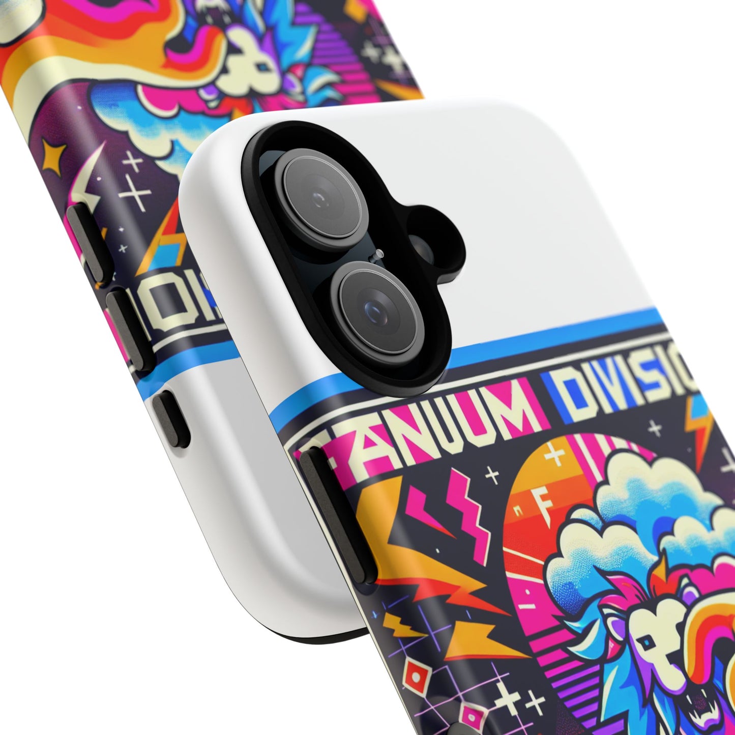 fanum irs division protective phone case with 3d wrap design, uv protected, durable shock absorption, ideal gift for anime and comic culture fans