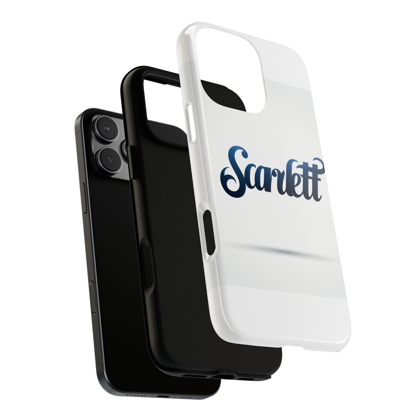 vibrant 3d wrap protective phone case with blue script design – unique fashion accessory – compatible with iphone 13, 14, 15 & 16 – all models including pro, pro max & plus
