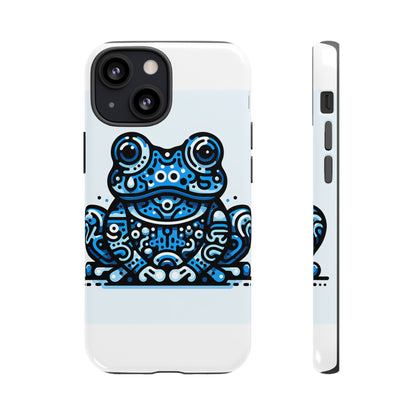 Vibrant 3D Blue Animal Print Protective Phone Case for Bold Individuals – Stylish Protection Compatible with iPhone 13, 14, 15 & 16 – All Models Including Pro, Pro Max & Plus