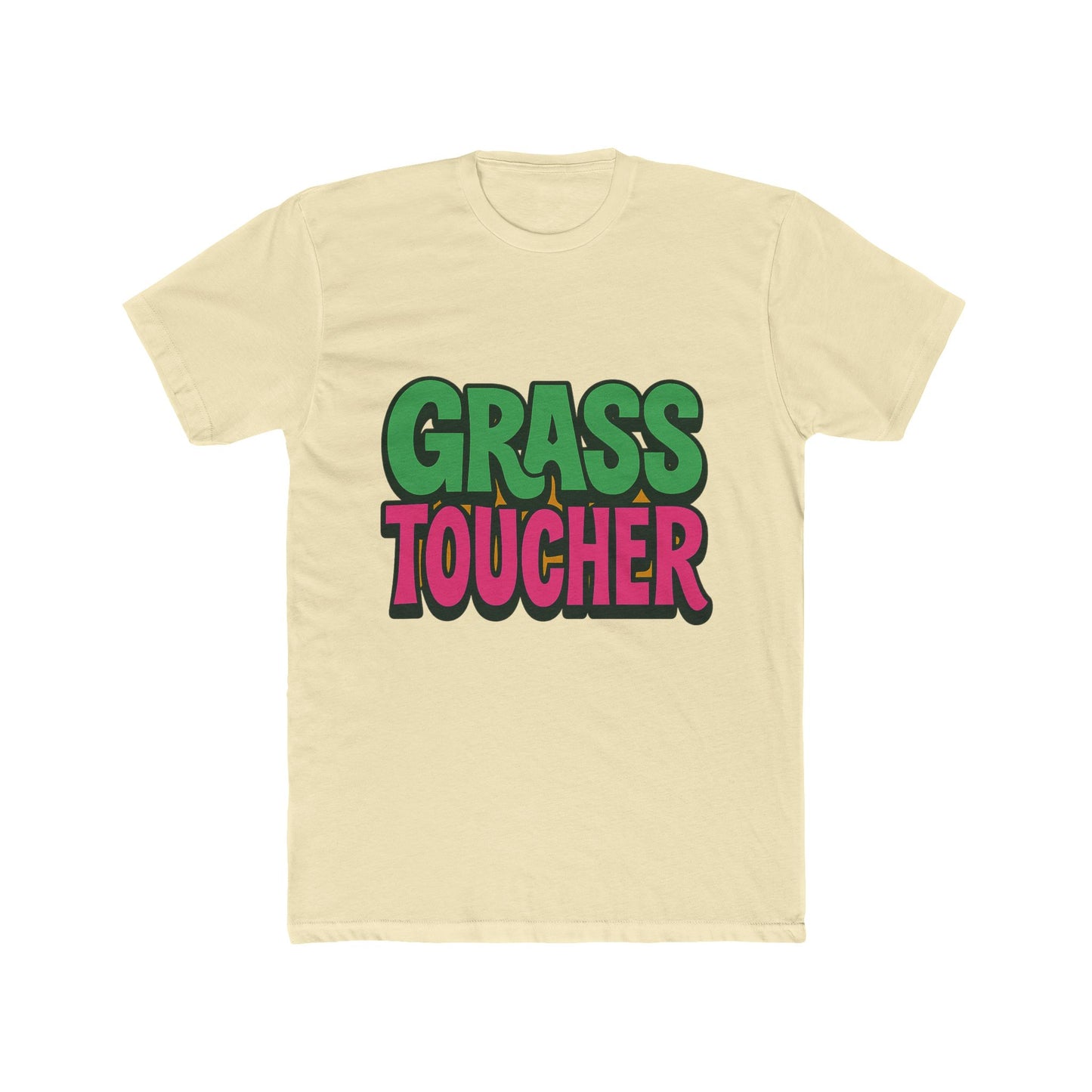 grass toucher unisex t-shirt - funny meme shirt - casual green tee for men and women - perfect gift for meme lovers