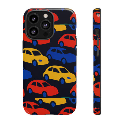 Multicolour 3D Car Design Protective Phone Case Stylish Accessory for Unique Expression Compatible with iPhone 13, 14, 15 & 16 – all models including Pro, Pro Max & Plus