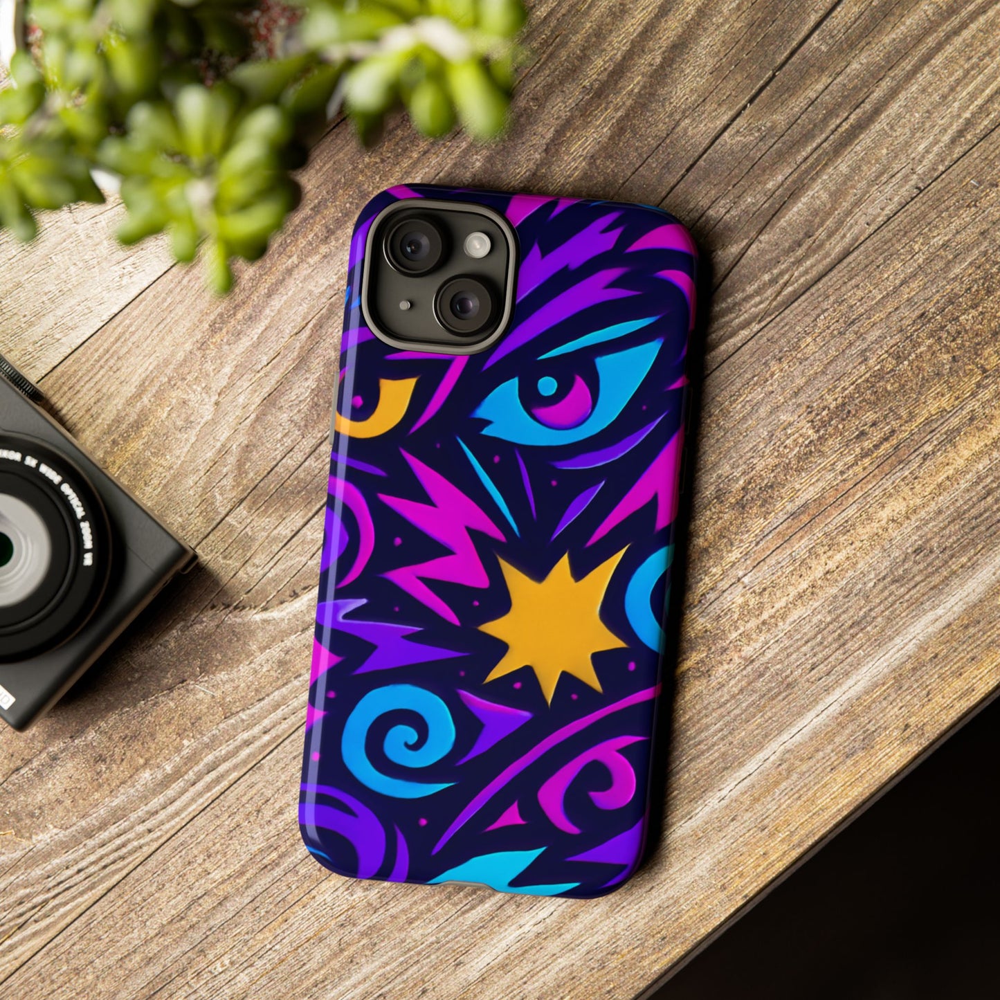 vibrant multicolour 3d wrap phone case for stylish protection and unique expression – compatible with iphone 13, 14, 15 & 16 – all models including pro, pro max & plus