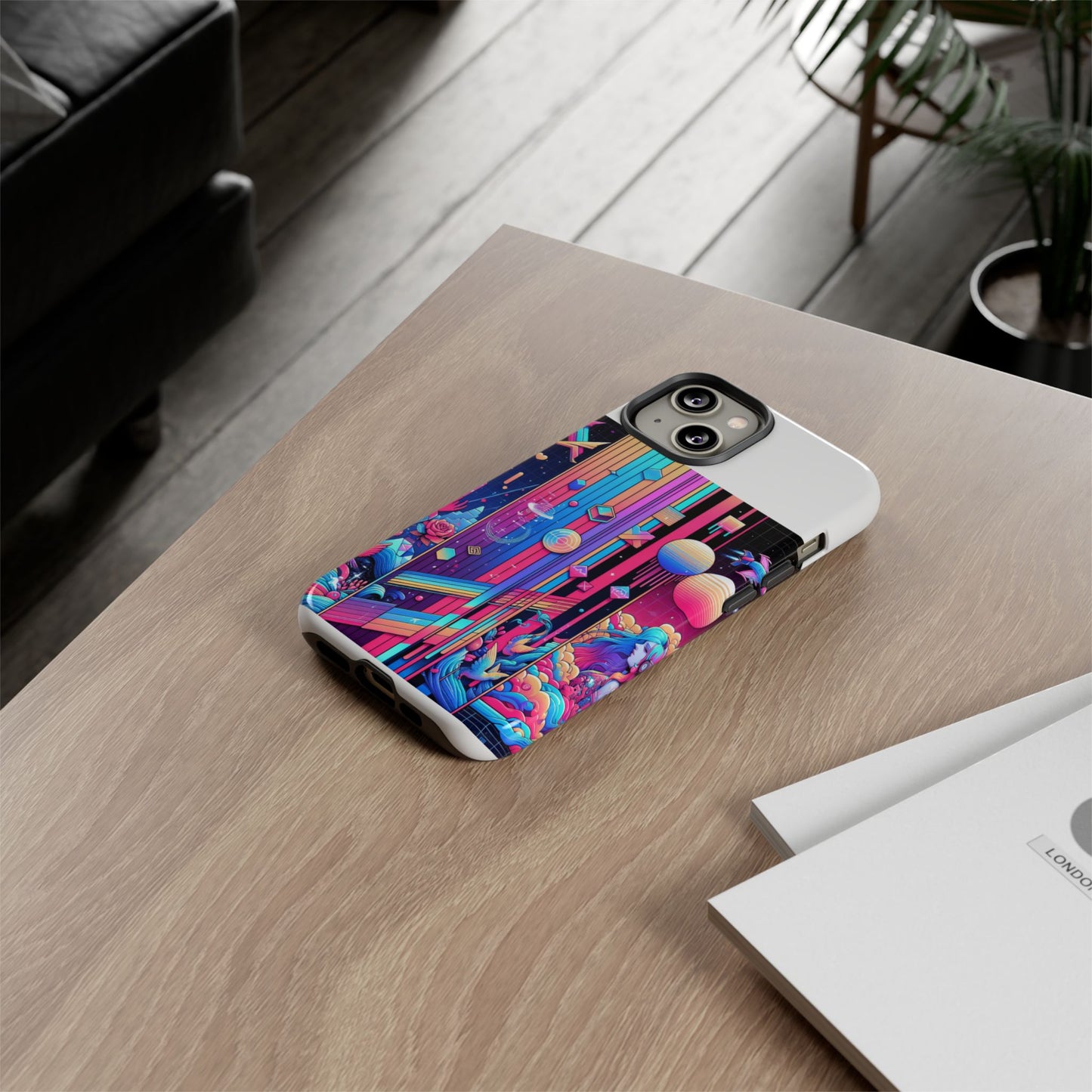sigma d and scripted protective phone case for smartphones - vibrant 3d wrap design, durable shock absorption, uv protected, ideal gift for anime and comic fans