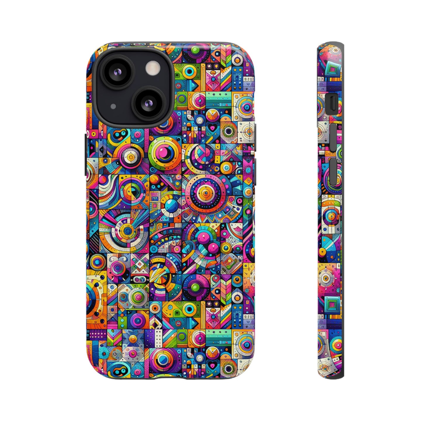 pattern image 3 vibrant shockproof phone case for anime and comic fans - stylish protection and colourful art finish – compatible with iphone 13, 14, 15 & 16 – all models including pro, pro max & plus