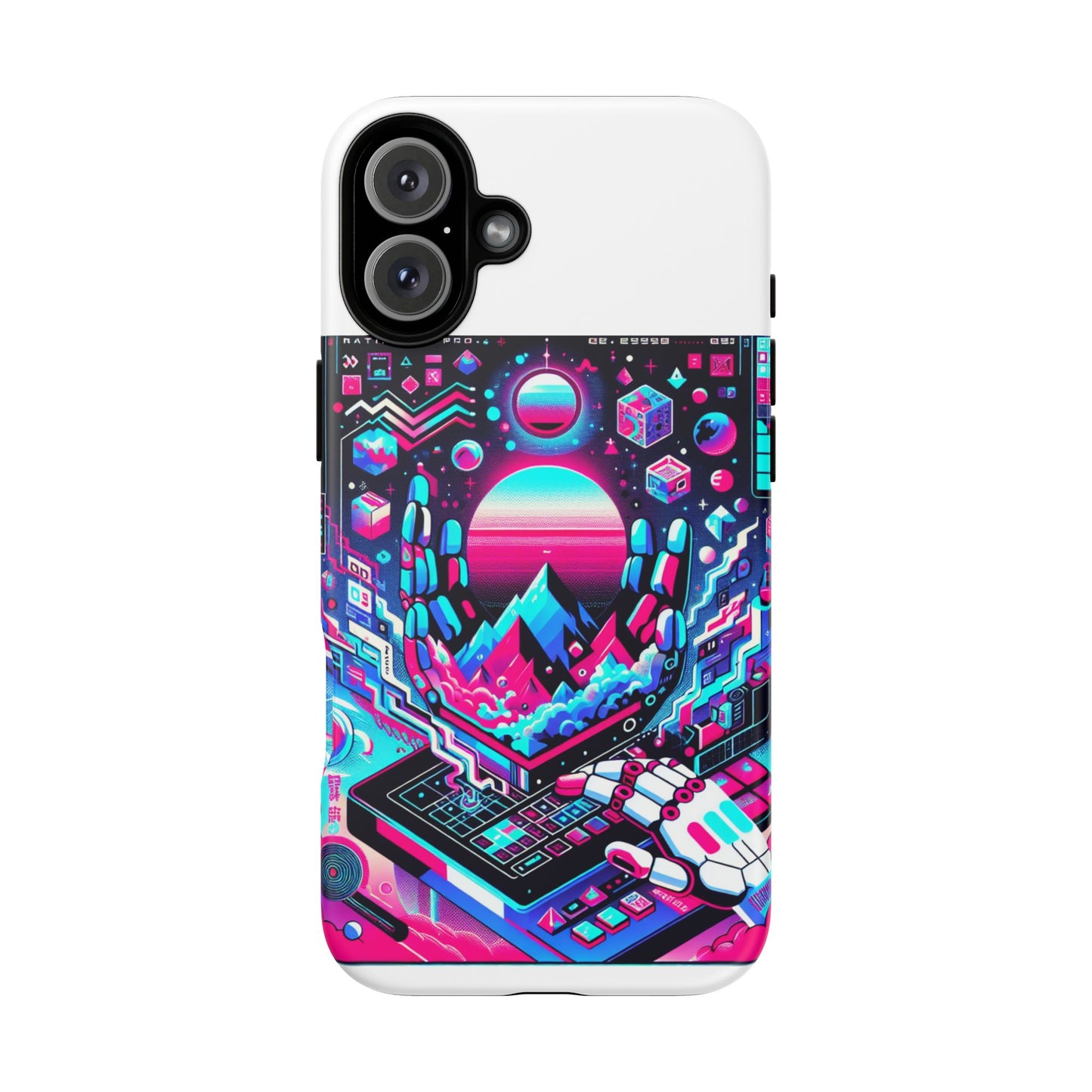 ratio-proof aura protective phone case with 3d wrap design, uv protection, and shock absorption for anime and comic culture fans