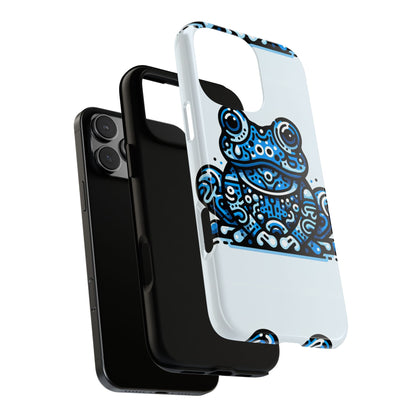 Blue Animal Create 28 3D Wrap Protective Phone Case for Smartphones Shockproof Durable TPU with Vivid Anime and Comic Design