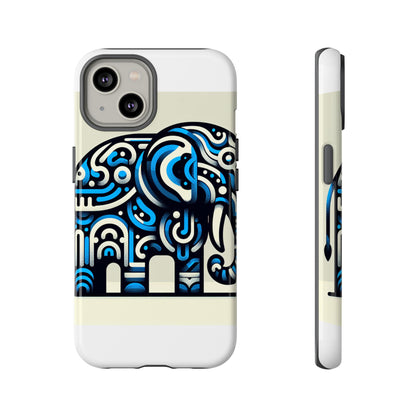 Vibrant 3D Elephant Design Protective Phone Case for Stylish Protection Compatible with iPhone 13, 14, 15 & 16 – all models including Pro, Pro Max & Plus
