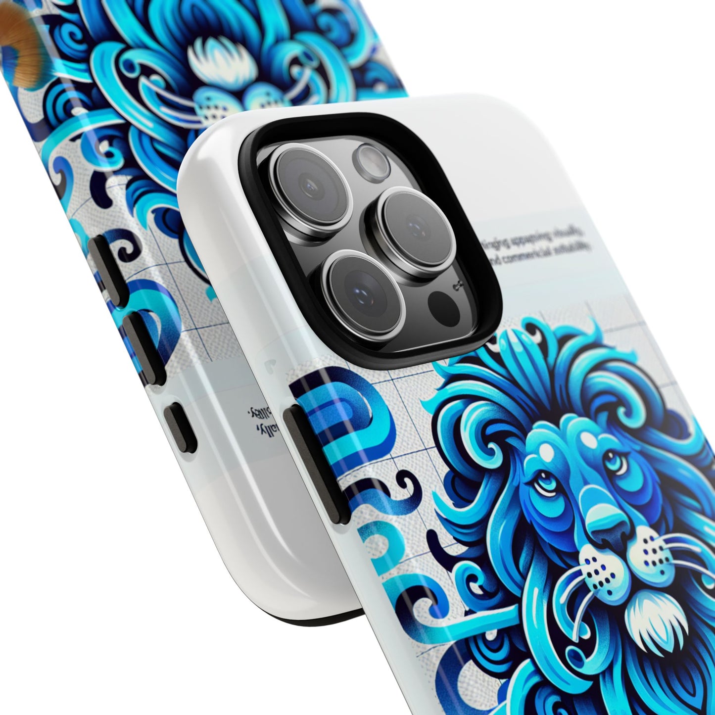 vibrant 3d lion art phone case for stylish protection and self-expression compatible with iphone 13, 14, 15 & 16 – all models including pro, pro max & plus