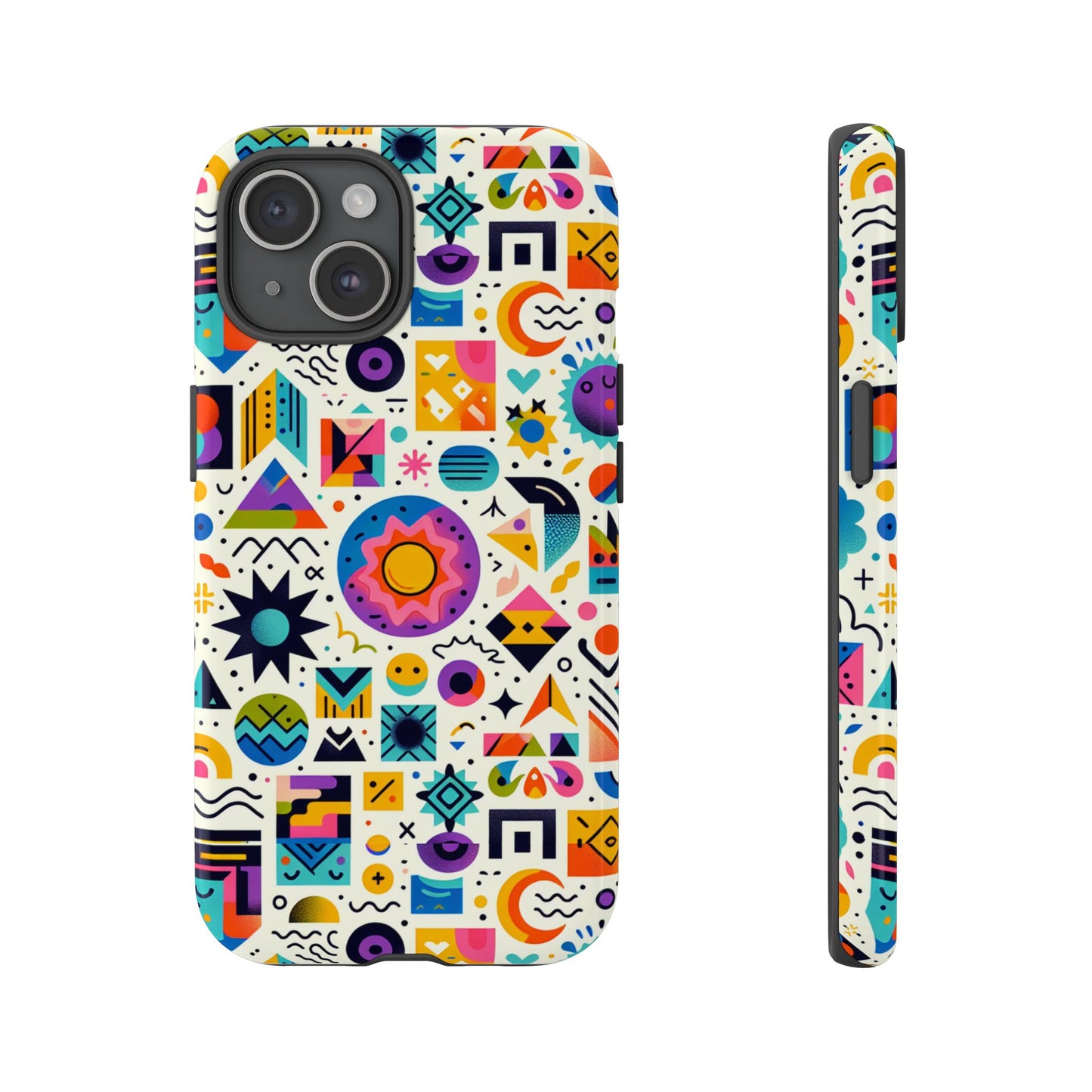 pattern image 10 vibrant 3d phone case for smartphone protection and style compatible with iphone 13, 14, 15 & 16 – all models including pro, pro max & plus