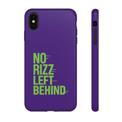 Tough Phone Case - No Rizz Left Behind - Durable, Stylish Protection for Active Lifestyles - Impact-Resistant, Dual Layer, Shock-Absorbing TPU - Perfect Gift for Tech Lovers