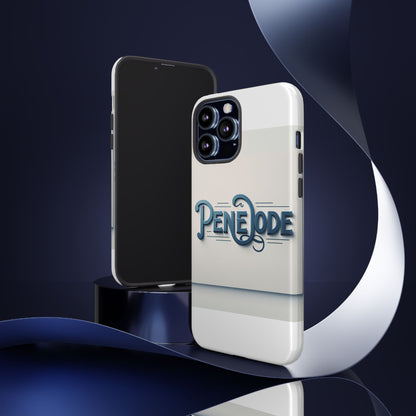 Elegant Blue Typography Phone Case Stylish Accessory for Self-Expression Compatible with iPhone 13, 14, 15 & 16 – all models including Pro, Pro Max & Plus