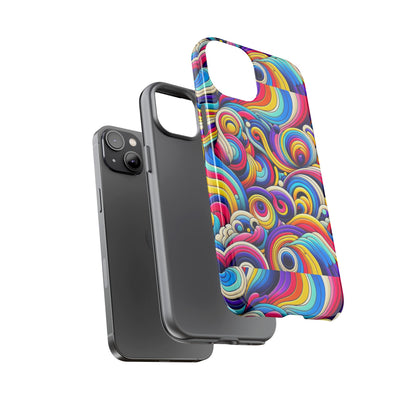 Pattern Image 5 Vibrant Shockproof Phone Case for Anime and Comic Fans - Colourful Abstract Art Style, Durable Protective Cover Compatible with iPhone 13, 14, 15 & 16 – all models including Pro, Pro Max & Plus