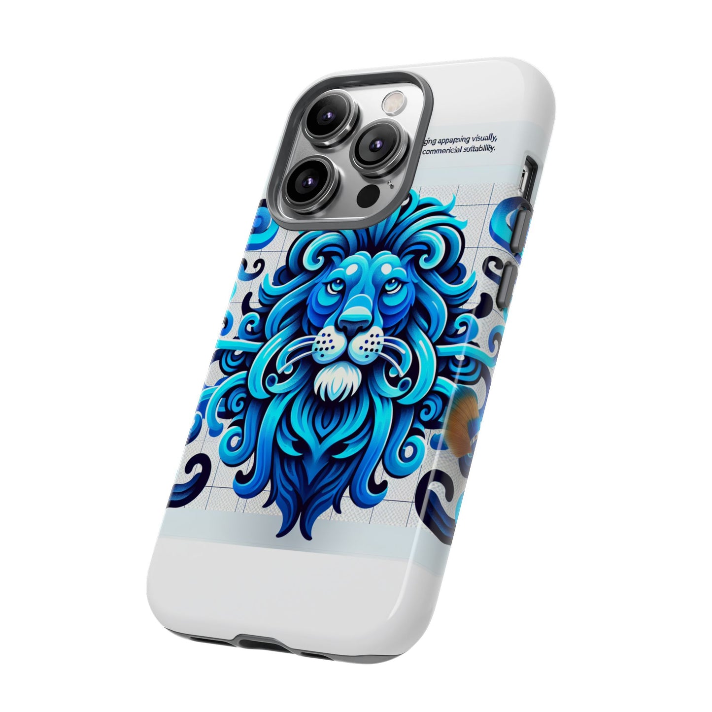 vibrant 3d lion art phone case for stylish protection and self-expression compatible with iphone 13, 14, 15 & 16 – all models including pro, pro max & plus